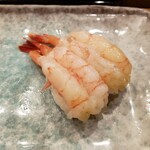 寿司一心 - 甘えび。