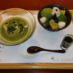 日本茶きみくら - 抹茶づくしセット  1,100円