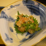 青山やまと - 朝食　真鯛の叩き