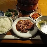 Genki Yakiniku Gyuushige - ハラミ焼肉定食