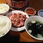 Genki Yakiniku Gyuushige - カルビ焼肉定食