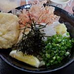 おのうどん - 鶏天ぶっかけの大盛り