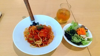 野菜屋カフェヴェルデ - 旬の野菜パスタセット