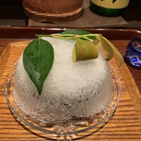 研覃 ほりべ - 氷の演出の先付