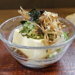 桶家乃隠居 - 京豆腐冷ヤッコ宗田節盛