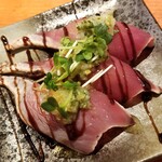 麺屋 六感堂 - もち鰹の創作握り鮨