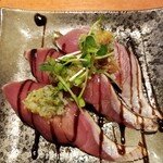 麺屋 六感堂 - もち鰹の創作握り鮨