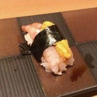 鮨 大照 - 甘海老 雲丹乗せ