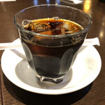 盤古茶屋 - 食前のアイスコーヒー