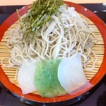 御食事処 おれんぢ - 【2021.6.23(水)】ジオ蕎麦(並盛)770円の麺