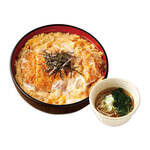 ごはんどき - カツ丼ミニそばうどんセット　960円