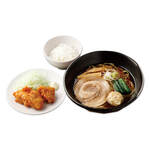 ごはんどき - 醤油ラーメン唐揚げご飯セット　980円