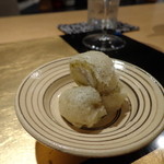 野嵯和 - アナリンゴ（穴子と林檎のおぼろ昆布巻き揚げ）