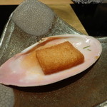 野嵯和 - ソースは下に敷いた揚げパンで食べます