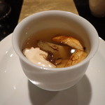 野嵯和 - 松茸、海老、アワビの梅ソース