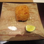 神保町 傳 - 2012/10 松茸のクリームコロッケ