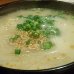 炭火焼肉　まるじゅう - 白湯麺（480円也）