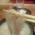 炭火焼肉　まるじゅう - 麺リフト～♪