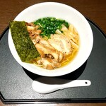 鶏そば 直右 - 鶏そば肉増し