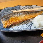 山小屋食堂 - さば　脂がのっていい塩梅