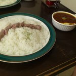 クロック - 【2012年09月】ソーセージチーズカレー＠1,080円（激辛2倍）。