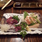 鶏屋 國型製作所 - 刺身３種盛