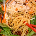 幸楽苑 - ごま油香る彩り野菜と蒸し鶏のさっぱり冷やし中華