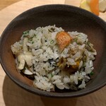 花小町 - シャク、あげまきかいや“珍獣”などが入った有明海の土鍋ご飯