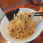 浜堂ラーメン - 麺のリフトアップ