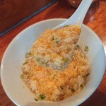 浜堂ラーメン - 卵ごはんのアップ