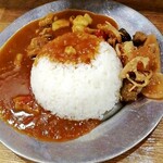 もつ焼き まる八 - モツカレー