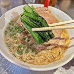 超純水採麺 天国屋 - 小松菜