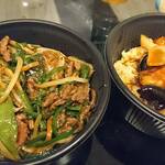 中国料理レストラン泰山 - 青椒肉絲丼・酢豚丼