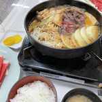 乃ざ喜 - 肉鍋牛定食 1000円