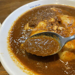 sync curry sapporo - チキンとじゃがいものカレー　カレーアップ