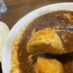 sync curry sapporo - チキンとじゃがいものカレー　じゃがいもアップ