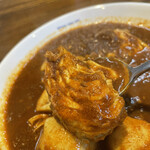 sync curry sapporo - チキンとじゃがいものカレー　チキンアップ