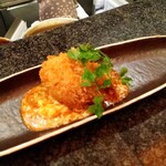 とんかつ マンジェ - カニクリームコロッケ