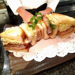 とんかつ マンジェ - ヘレかつサンド