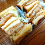 とんかつ マンジェ - ロースかつサンド