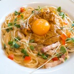 ジョリーパスタ - 料理写真:たっぷりうにの濃厚カルボナーラ
