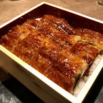 Unagi Shien - 活うなぎ 大(白焼き、蒲焼きハーフ)
                        蒲焼きはミニうな重に
