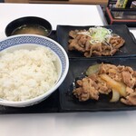 吉野家  - 牛皿・牛カルビ定食