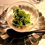 浪速割烹 㐂川 - 青じそのグラニテ、トマト