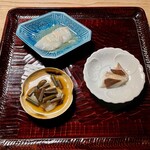 とおの屋 要 - あいなめ三種