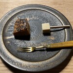 とおの屋 要 - 味噌がんづき フォアグラと北限の柚子のアイス