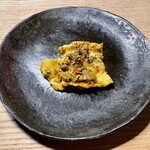 とおの屋 要 - ひっつみのパスタ よもぎとどくだみのミートソース