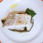 ペレグリーノ - 太刀魚の炭火焼、加茂茄子