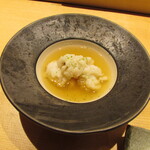 Sushi Mizuki - 福島の鱧 鰹と昆布と玉ねぎで取った出汁