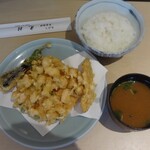 光村 - かき揚げ定食